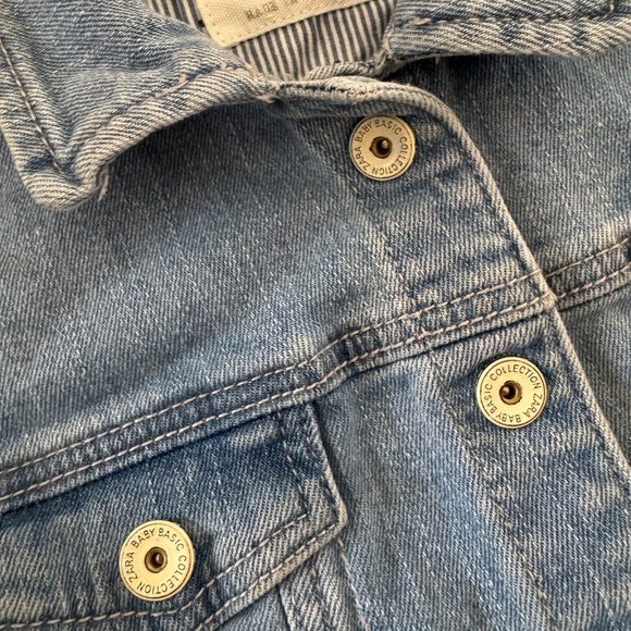 Zara Toddler Girls Jean Jacket Size 3-4 - Picture 4 of 5